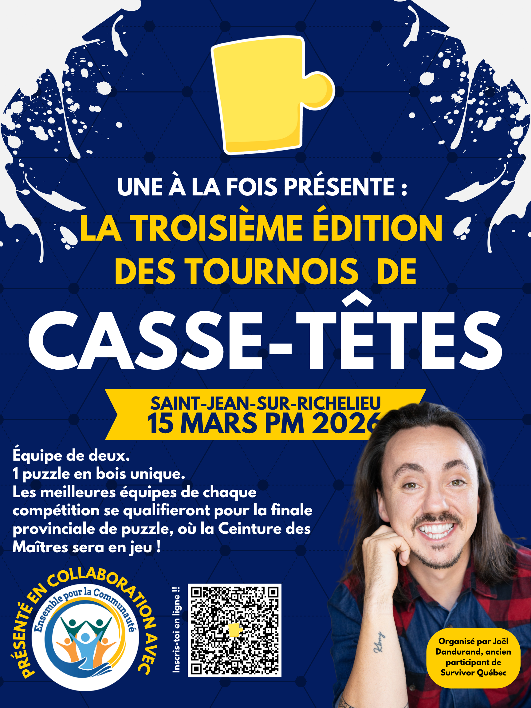 Tournoi de Saint-Jean-sur-Richelieu : 15 Mars PM 14h