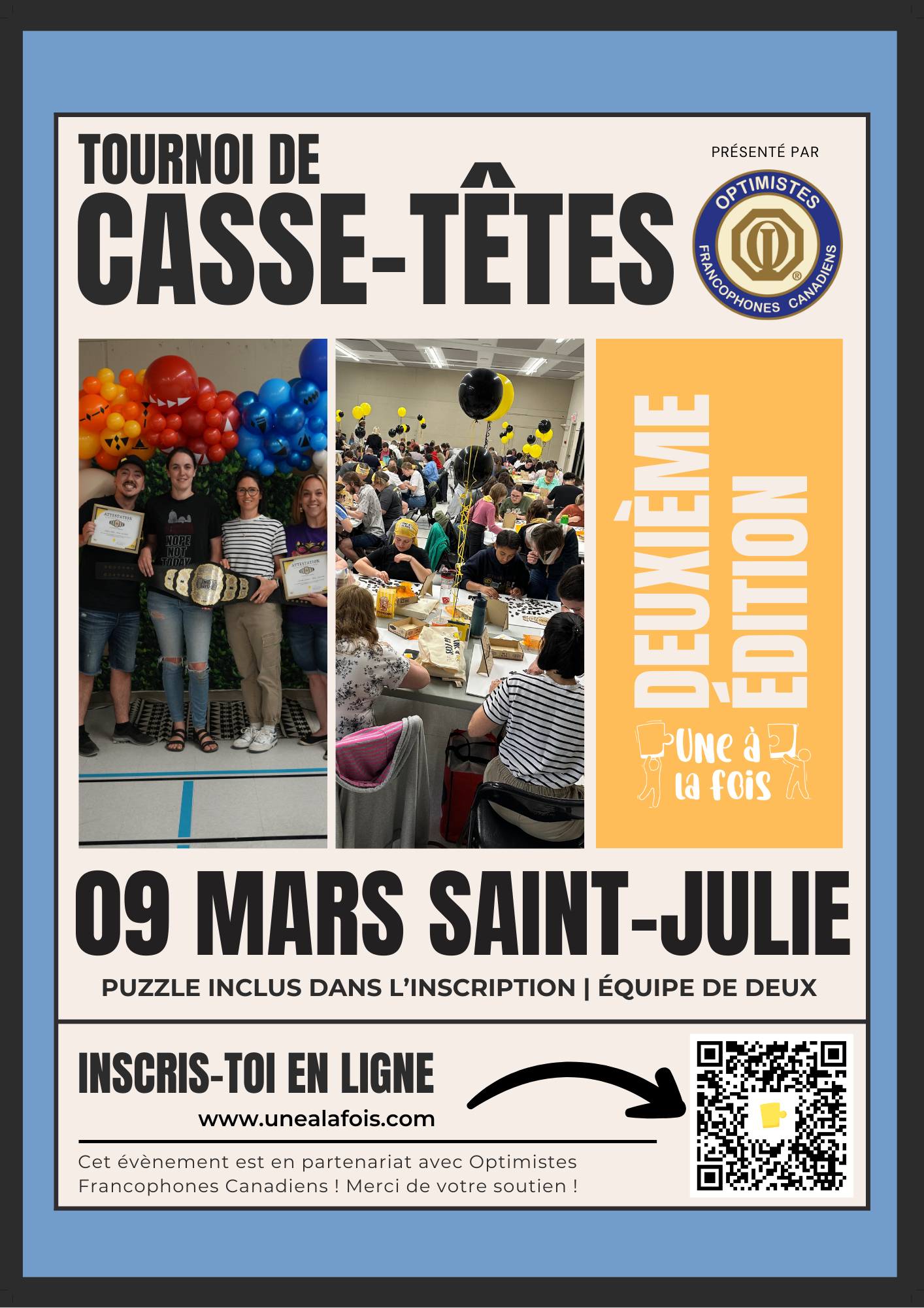 Tournois de casse-tête Saint-Julie