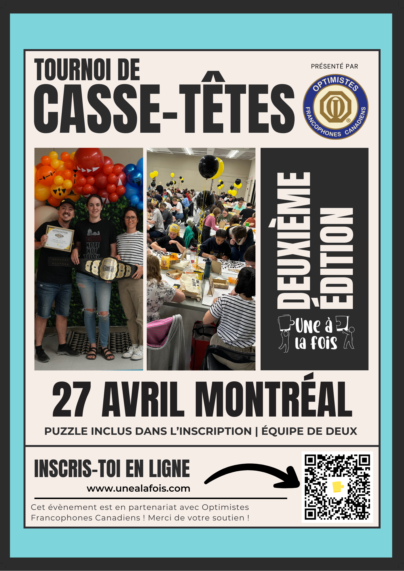 Tournois de casse-tête Montréal 