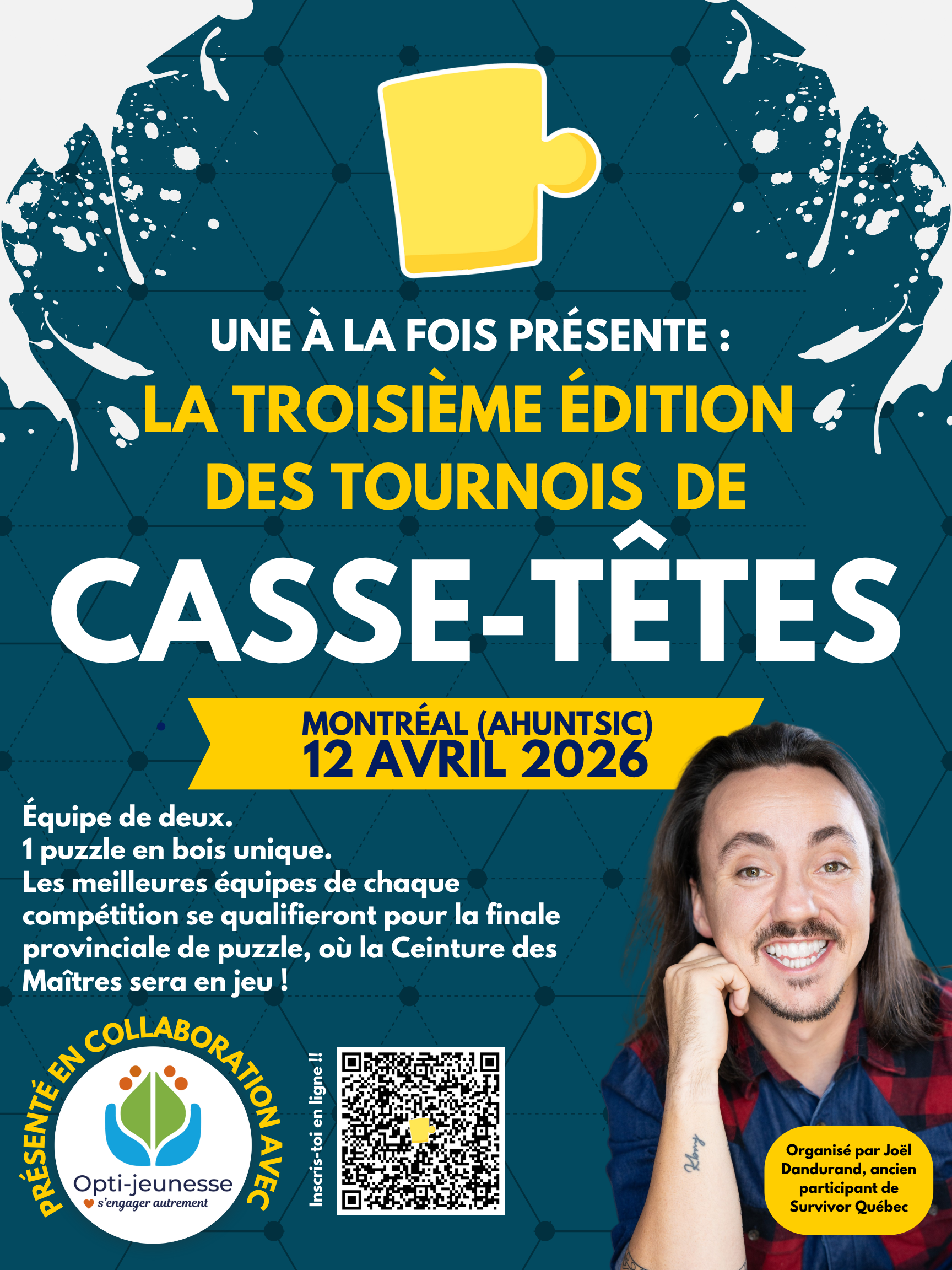 Tournoi de Montréal (Ahuntsic) : 12 Avril PM 14h