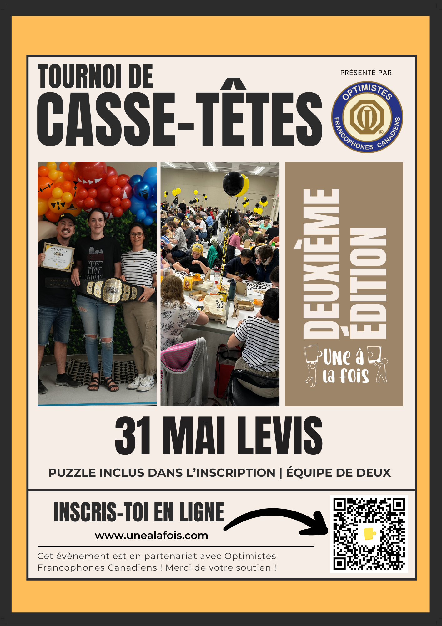 Tournois de casse-tête Québec (Lévis)