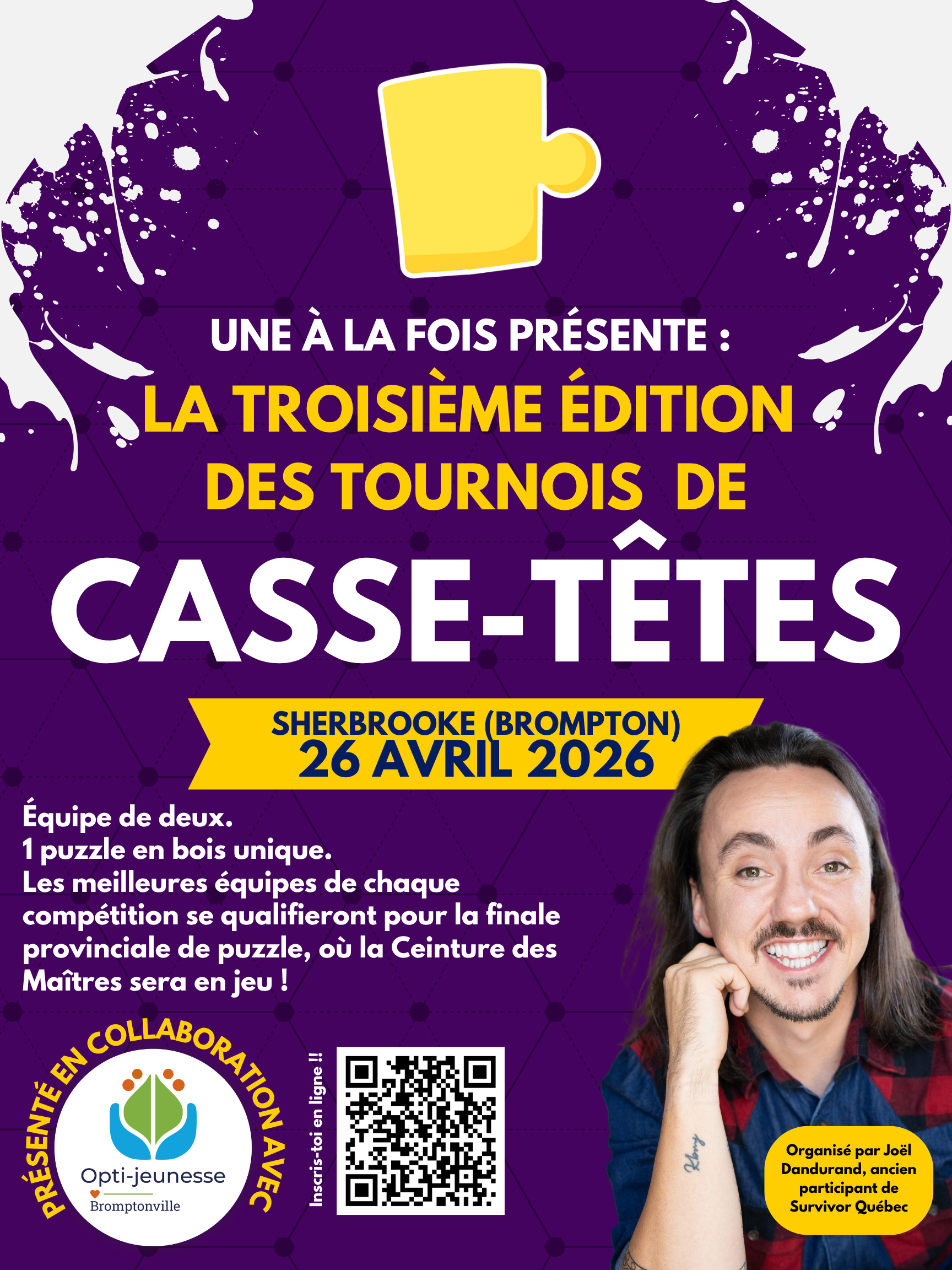 Tournoi de Sherbrooke : 26 avril PM 14h