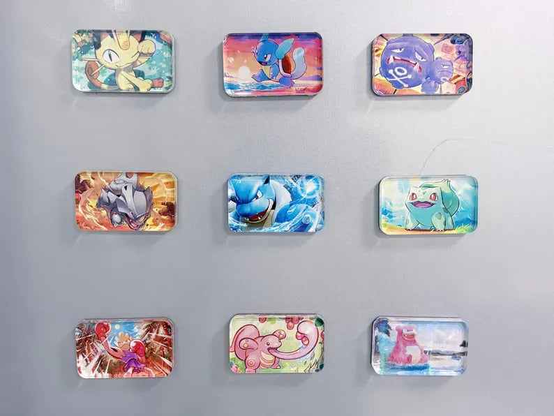 Kit aimant + acrylique transparent autocollant – 3 × 5 cm